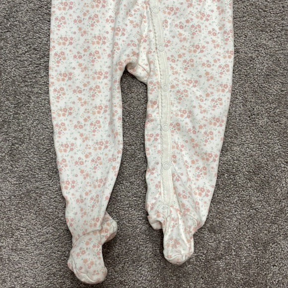 Jamie Kay Primrose Floral Button Footed Sleeper - Picture 8 of 12